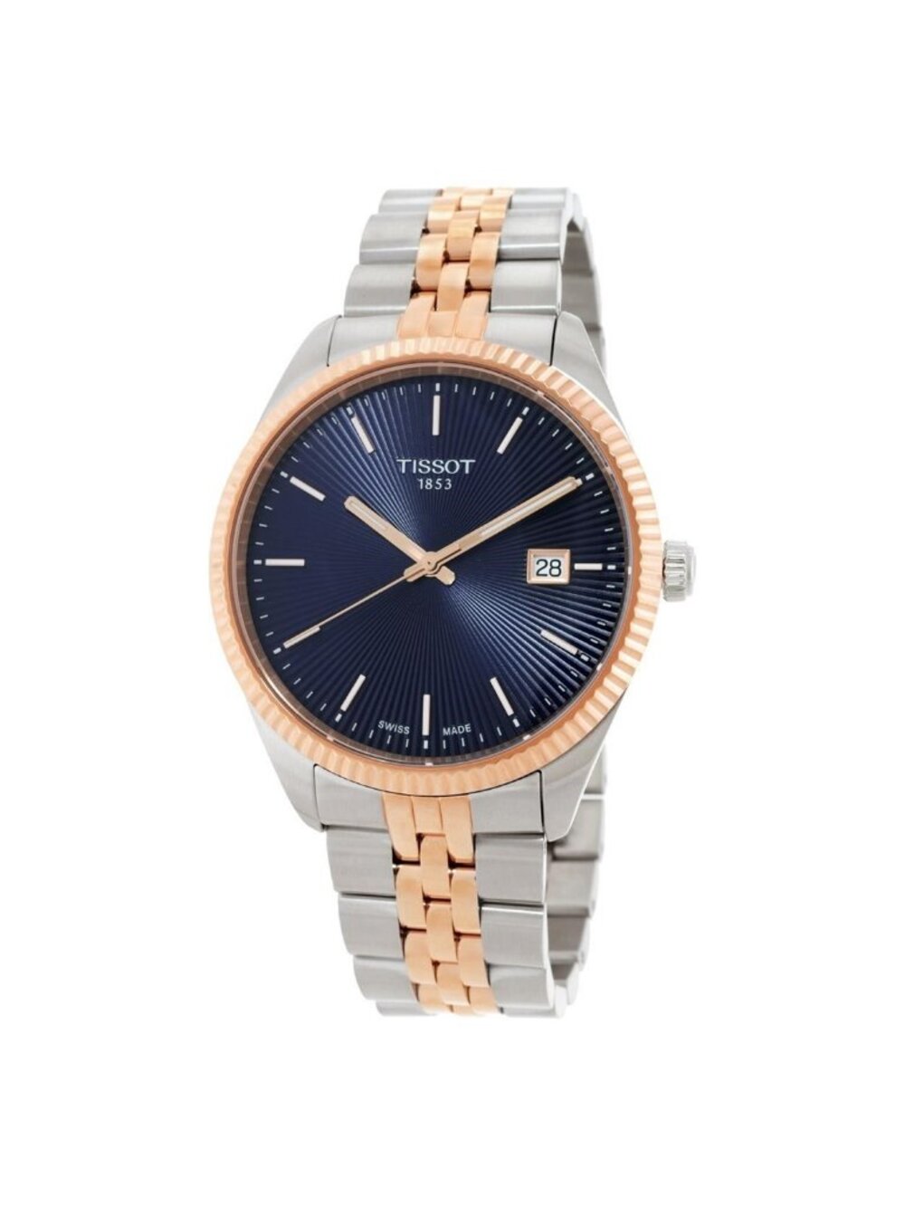NWT Tissot Ballade Quartz Blue Dial Men's Watch